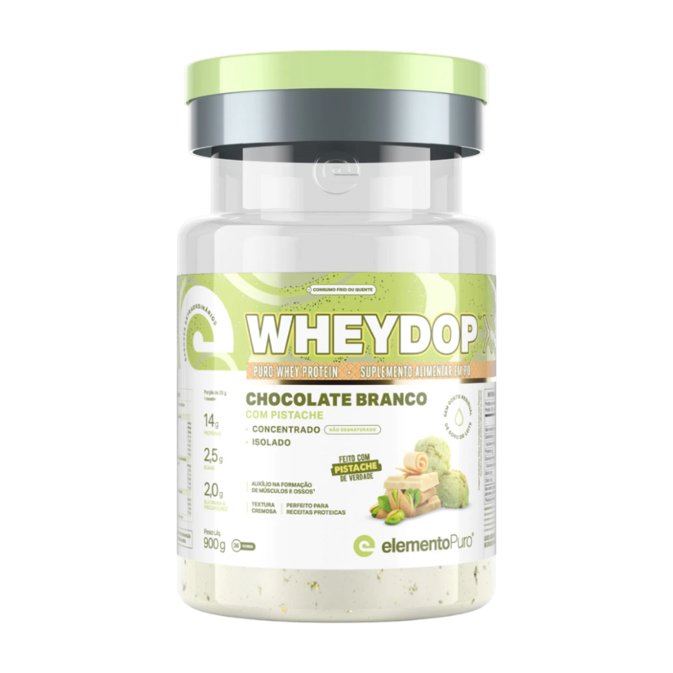 WHEY DOP X 900 GR (CHOCOLATE BRANCO COM PISTACHE)