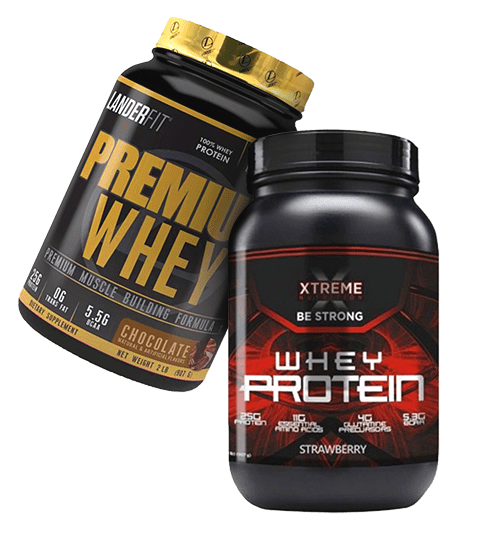 Bandeira de proteína de soro de leite