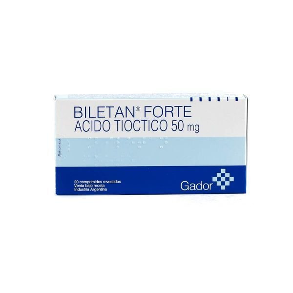 Biletan Forte Ácido Tióctico 50mg