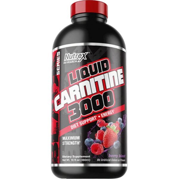 CARNITINA LÍQUIDA 3000 BERRY BLAST X 480 ML - 16 SERVIÇOS