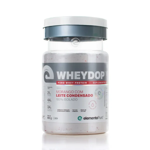 WHEYDOP ISO MORANGO CON LECHE CONDENSADA X 900GR