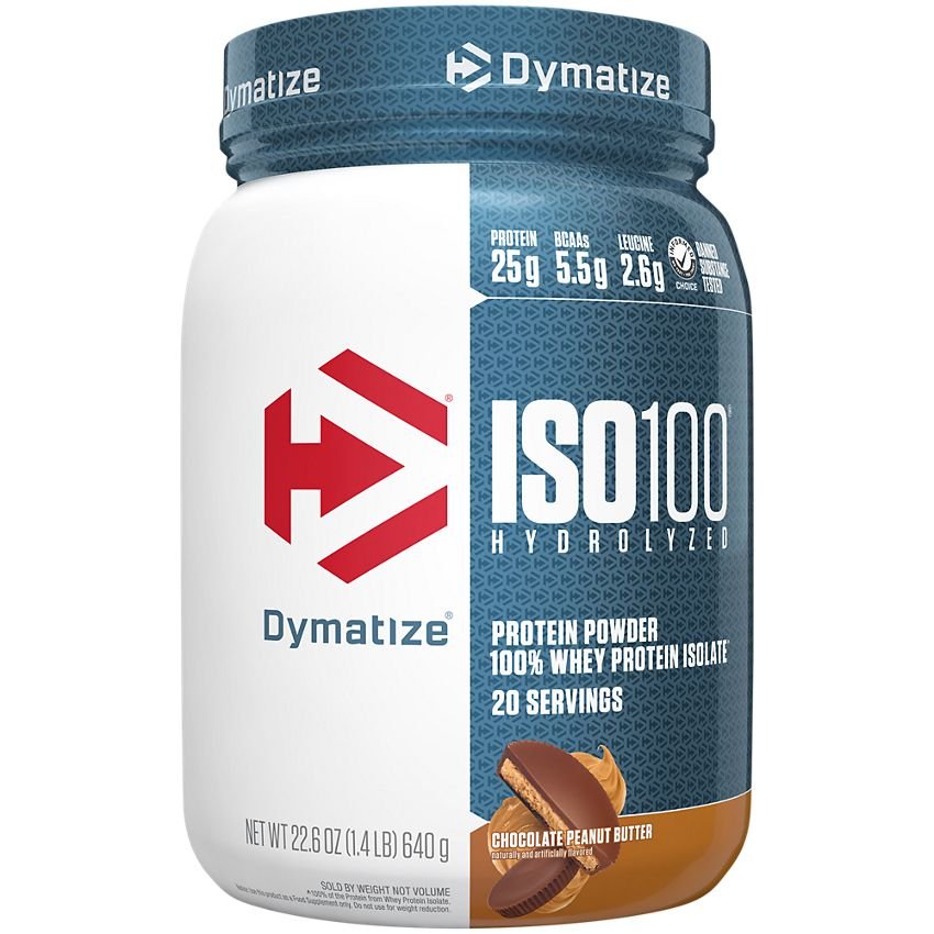 ISO100 DYMATIZE 2LBS MANTEIGA DE AMENDOIM COM CHOCOLATE