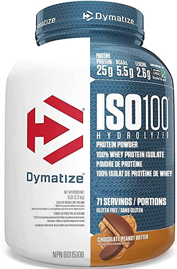 ISO100 DYMATIZE 5LBS MANTEIGA DE AMENDOIM CHOCOLATE