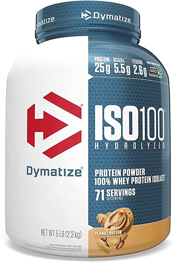 ISO100 DYMATIZE 5LBS MANTEIGA DE AMENDOIM