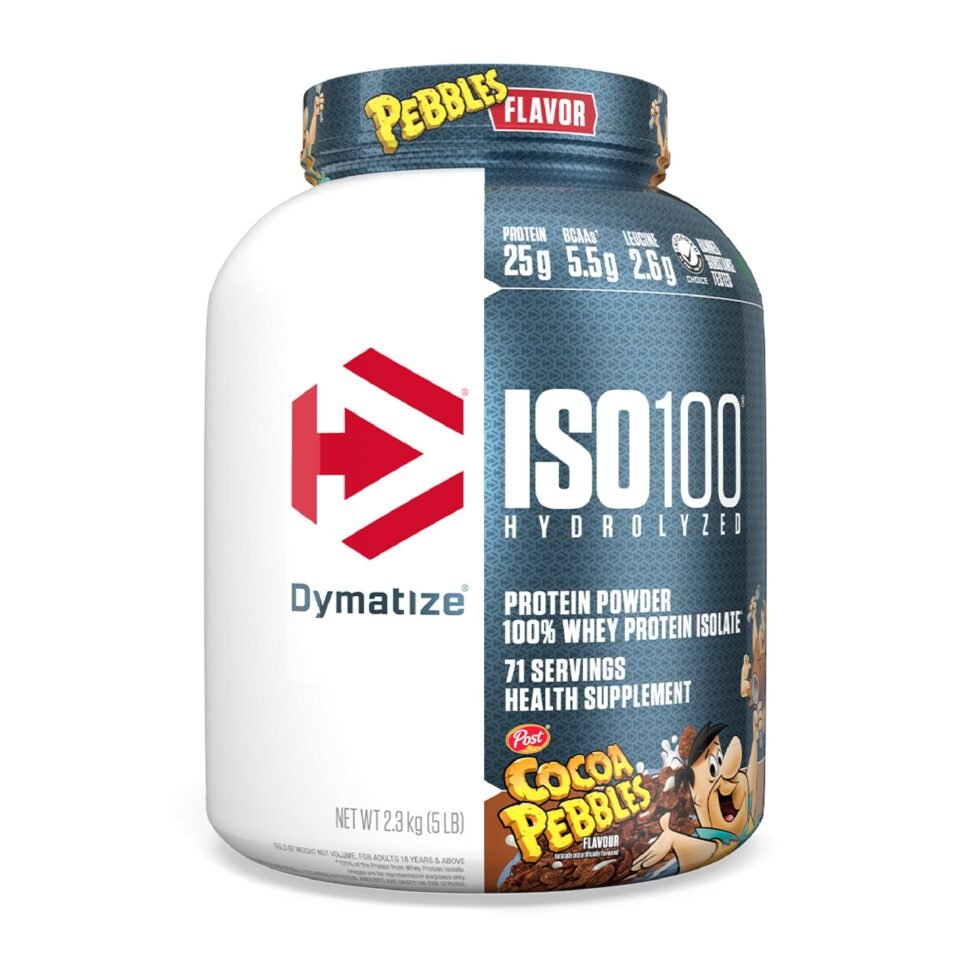 ISO100 CACAU PEBBLES DYMATIZE 5LBS X 71 SERVICIOS