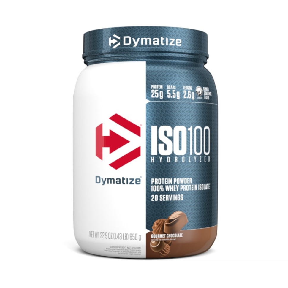 ISO100 CHOCOLATE GOURMET DYMATIZE 2LBS X 20 SERVIÇOS