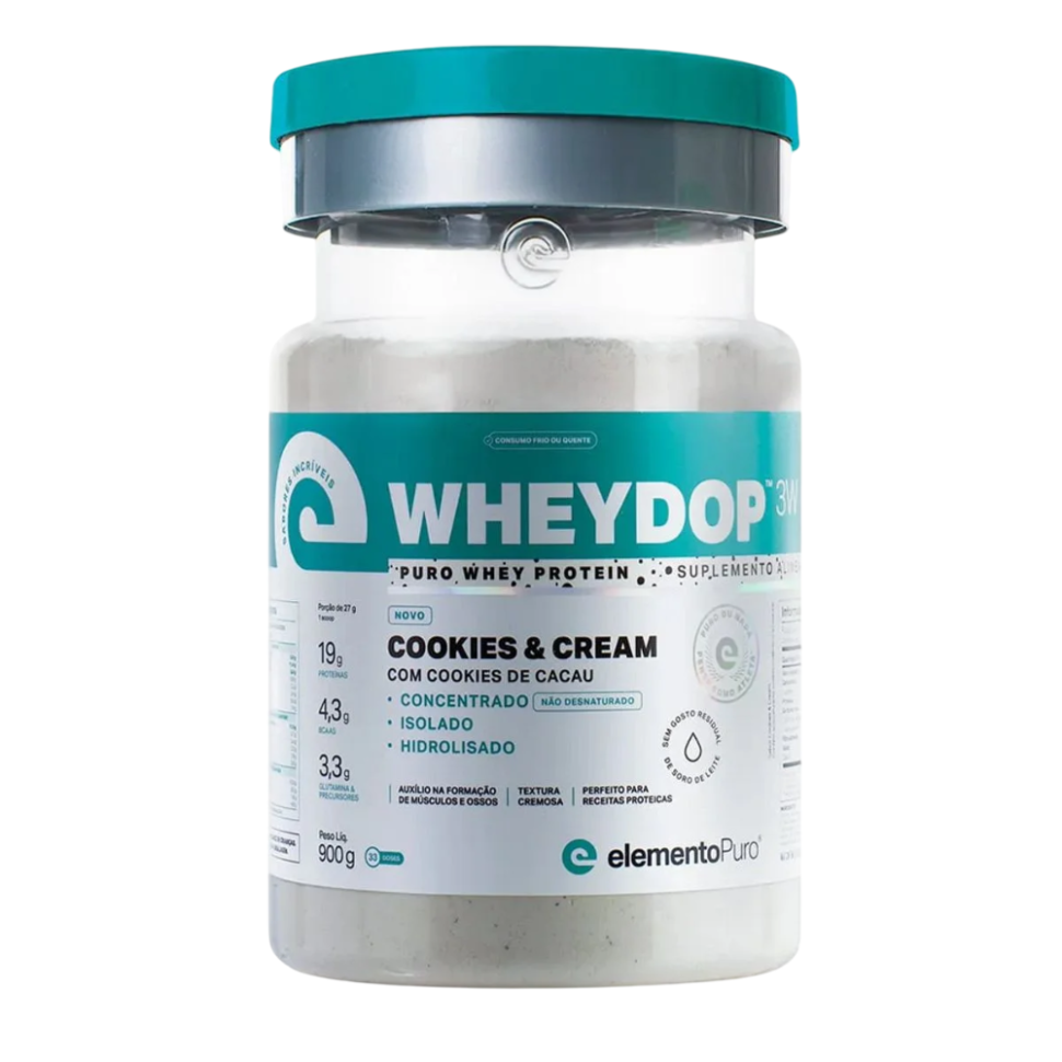 WHEYDOP 3W - 900 GR (BISCOITOS E CREMES)