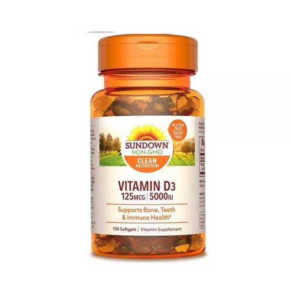 SUNDOWN VITAMINA D3 5000UI X 150 TAB