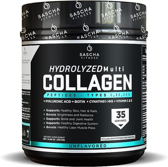 MULTI COLÁGENO HIDROLISADO SEM SABOR 416 GR - SASCHA FITNESS