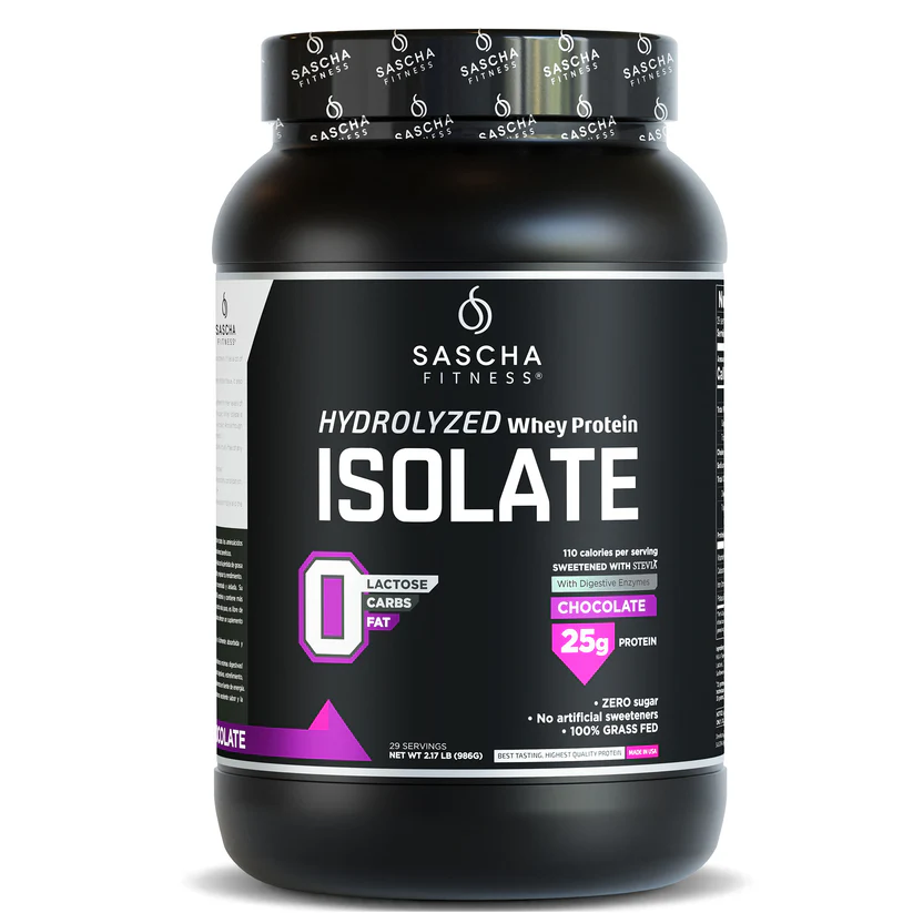SASCHA FITNESS WHEY PROTEIN ISOLADO HIDROLISADO (CHOCOLATE)