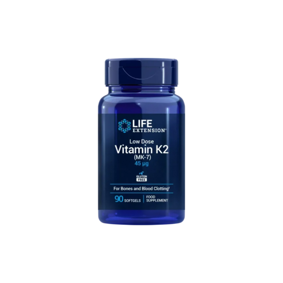 VITAMINA K2 45 mg x 90 cápsulas - prolongamento da vida
