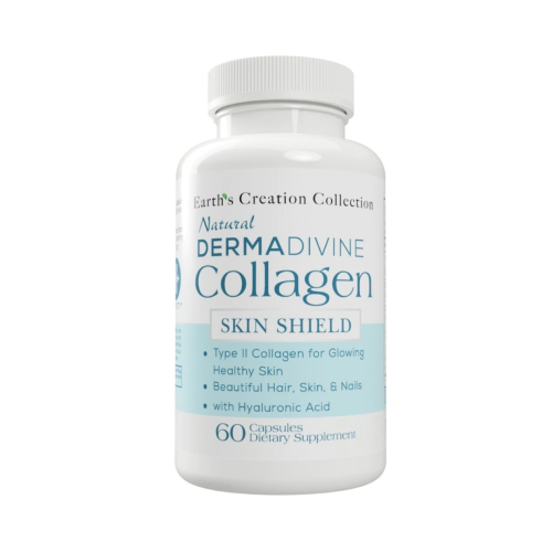 DERMADIVINE COLLAGEN SKIN SHIELD COLEÇÃO DE CRIAÇÃO DE TERRAS 60cápsulas