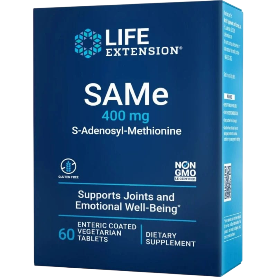 SAMe 400mg S-Adenosil-Metionina - EXTENSÃO DE VIDA