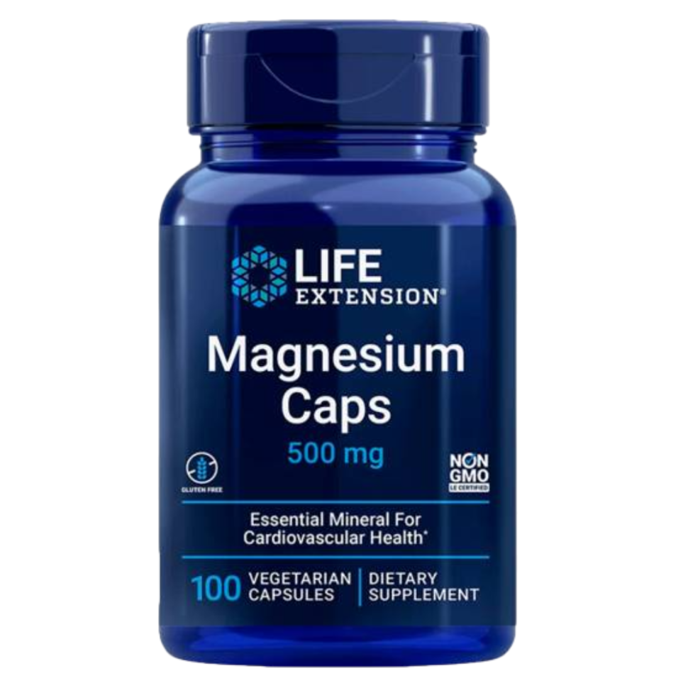 Cápsulas de Magnésio 500mg - EXTENSÃO DE VIDA