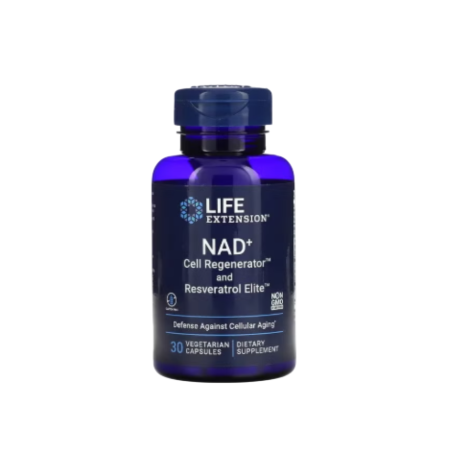 NAD+Regenerador Celular e Resveratrol - EXTENSÃO DE VIDA