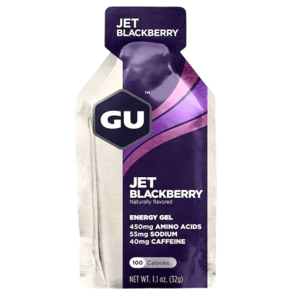 GU ENERGY GEL COM CAFEINA - JET BLACKBERRY