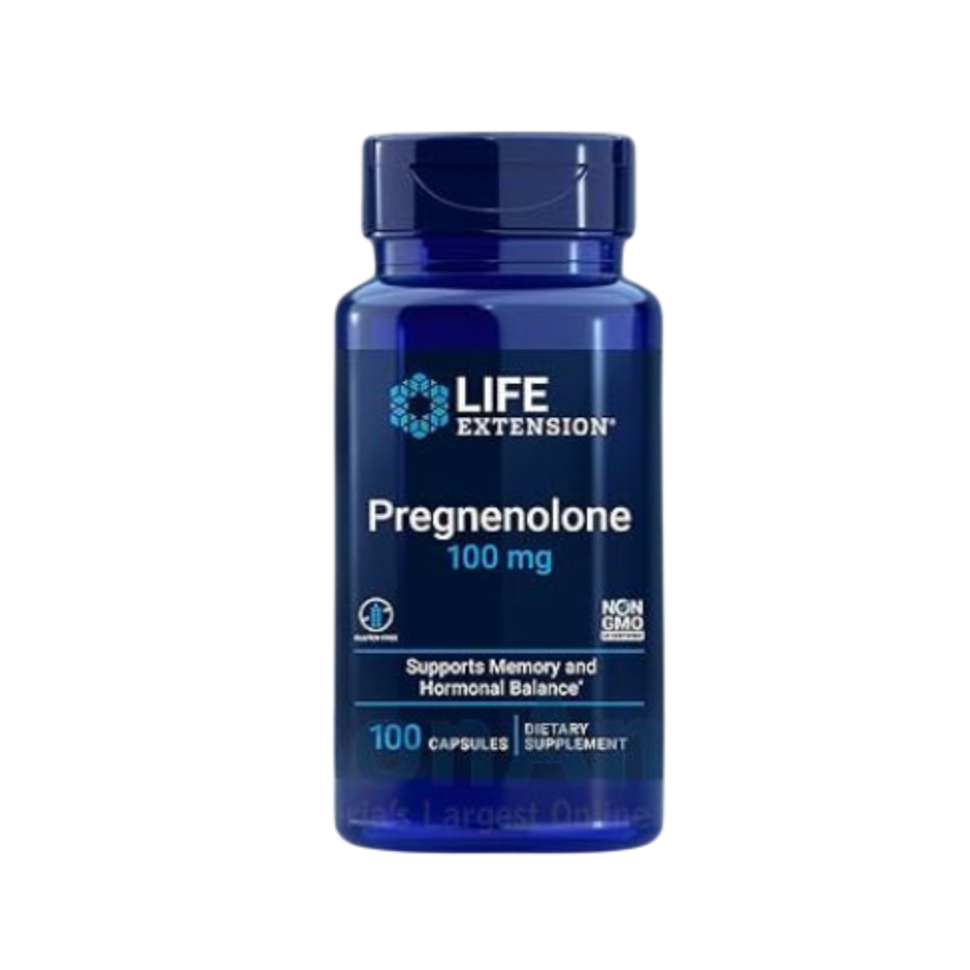 Pregnenolona 100mg – EXTENSÃO DE VIDA