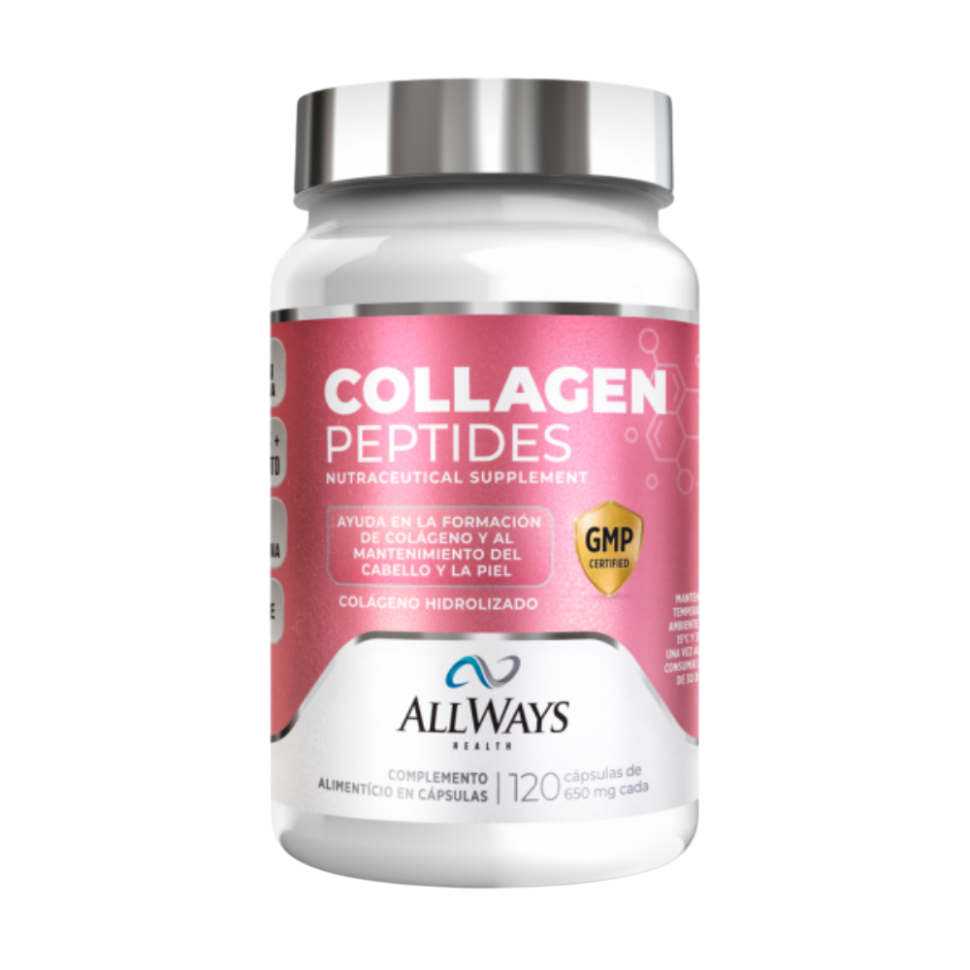 PEPTÍDEOS DE COLÁGENO 650 MG X 120 CÁPSULAS