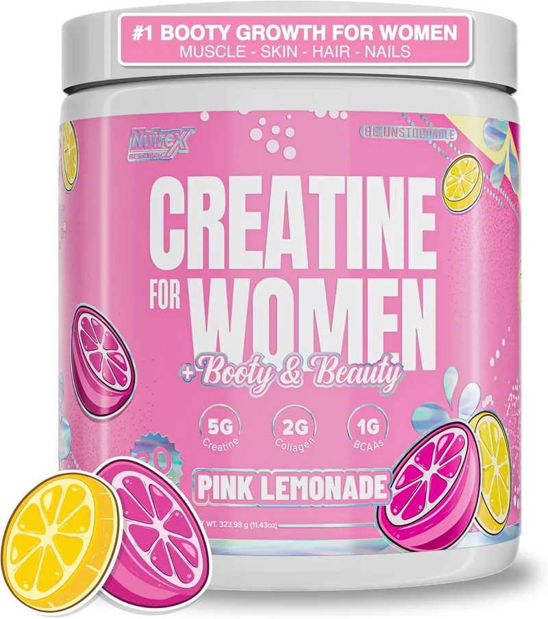 CREATINA PARA MULHERES 30 SRV (LIMONADA ROSA)