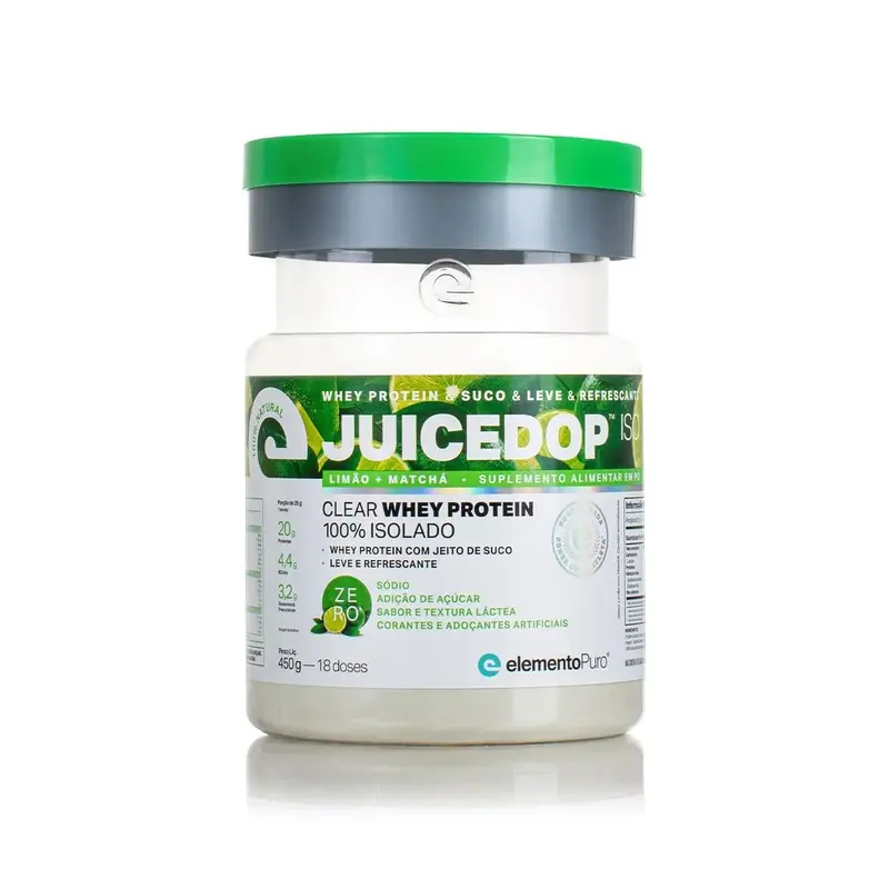 JUICEDOP ISO 450 GR (LIMÃO + MATCHA)