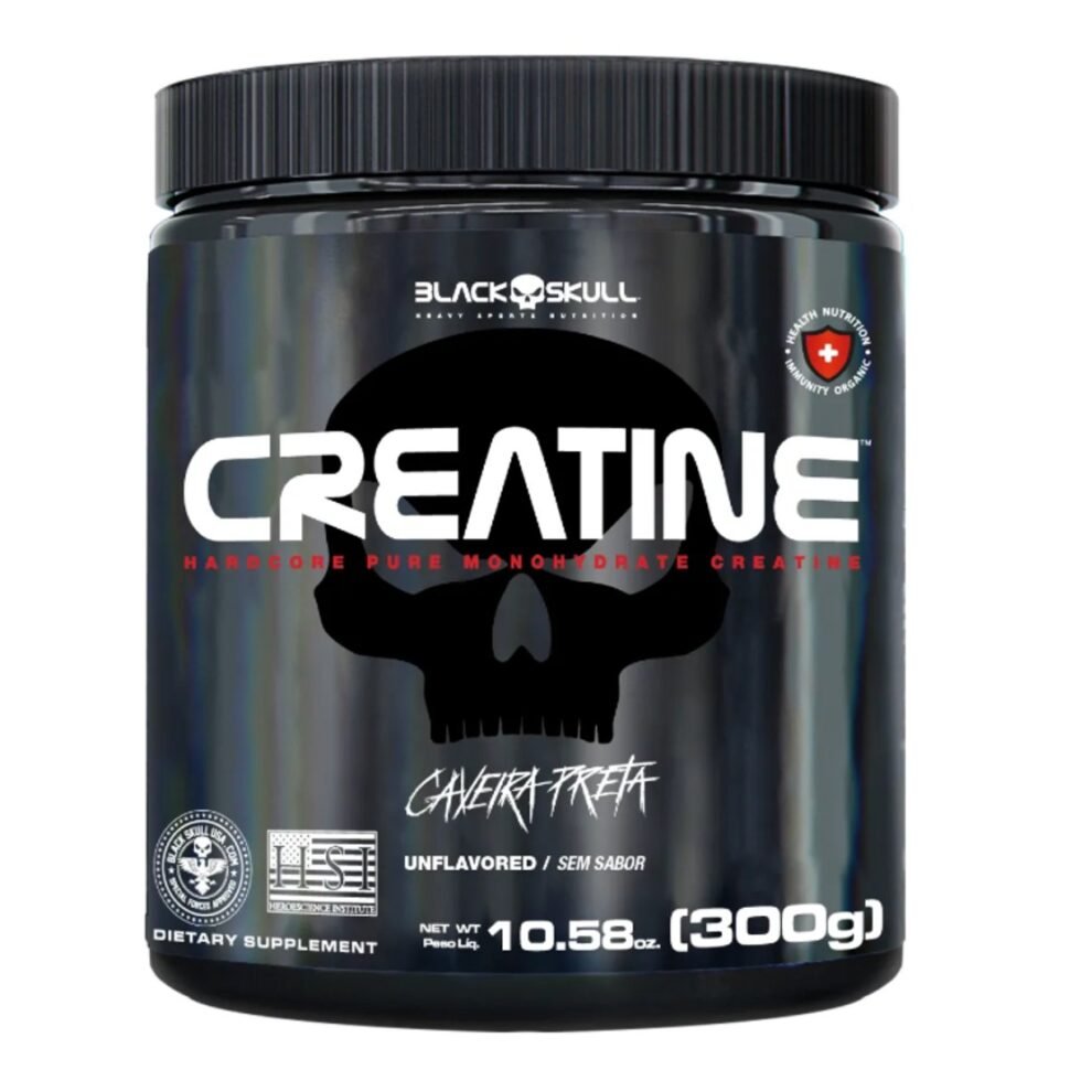 CREATINA BLACK SKULL - 300 GR (SEM SABOR)